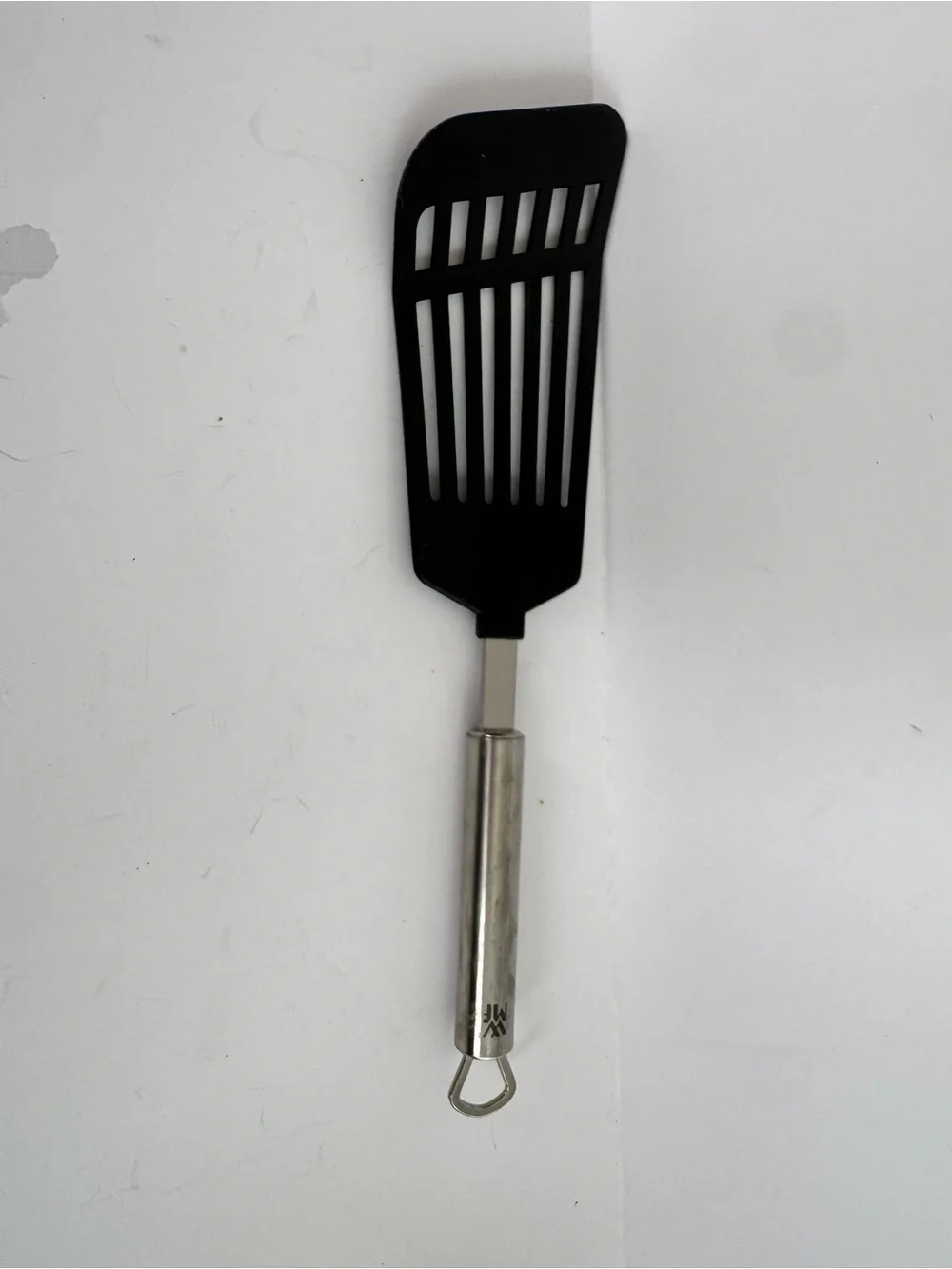 WMF Profi Plus Fish Slice Turner Spatula Stainless Steel Handle Black Slotted
